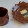 IMG_4074 2 Duży Ols sun "Coast" plate & cup set - chocolate